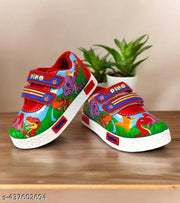 Coolz Kids Stylish Casual Comfortable Lightweight Shoes Dino Red for 1-4 Years Boys and Girls