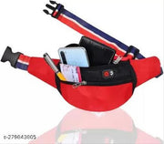 ZnW Black/Red Waist Bag,Chest Bag,Fanny Bag,Fanny Pack Waist bag/Chest bag/Fanny Bag