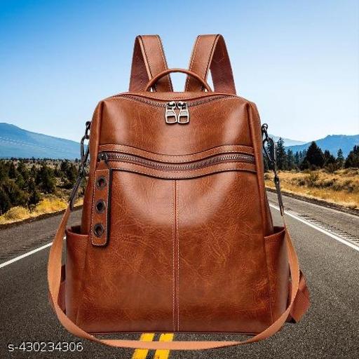 MomsyStore Leather Backpacks For Girls And Women