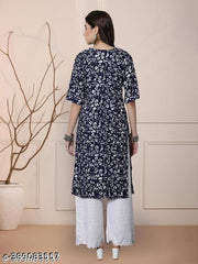 Polyster/Crepe fabric-Kurti For Women