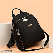 Women's Classic Black Backpack - Mini Backpack Purse for College, Office, and Travel | Cute Small Shoulder Bag for Girls and Women | Women's Classic Black Backpack | Cute Small Backpack for Girls | College Office Backpack