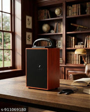 Wireless Bluetooth (Wooden Speaker) High Quality Bluetooth Speaker Travel Speaker With Clear Stereo Sound For All Smartphones