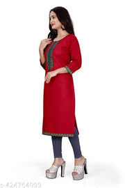 stylelist kurti with embroidered work