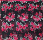 Women's Floral Printed Saree Combo Pack with Unstitched Blouse Piece ( Pack of 2 )