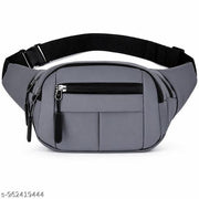 Waist Bag fanny pack bum bag travel passport holder chest bag phone holder Waist Bag fanny pack bum bag travel passport holder chest bag phone holder (Grey))
