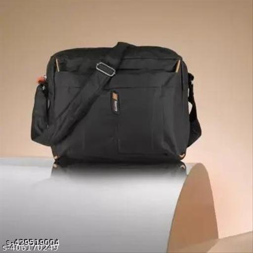 Nylon Unisex Sling Bag | One Sided Bag | Cross Body Multipurpose Hand Bag For Men & Women | Stylish Sling Bag | Side Bag | Messenger Bag for Office, Cash, Business Collection, Travelling | Pack Of 1
