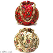 Foxtree Trendy Fabulous Women's Designer Potli Bag