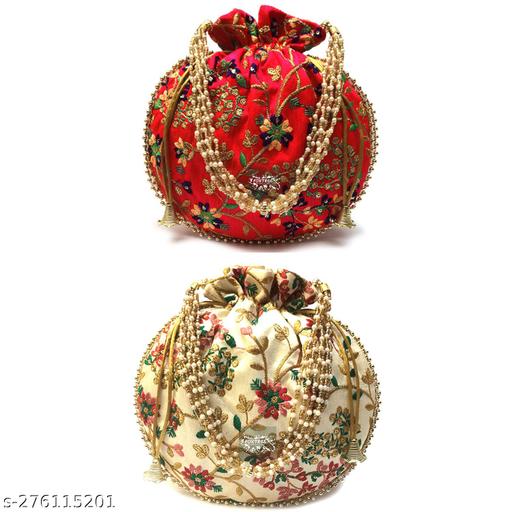 Foxtree Trendy Fabulous Women's Designer Potli Bag