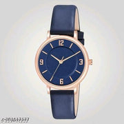New Ethnic Solid Colorful Designer Dial with Attractive Geniune Leather Belt Analog Watches for Women Wrist Watches for Girls
