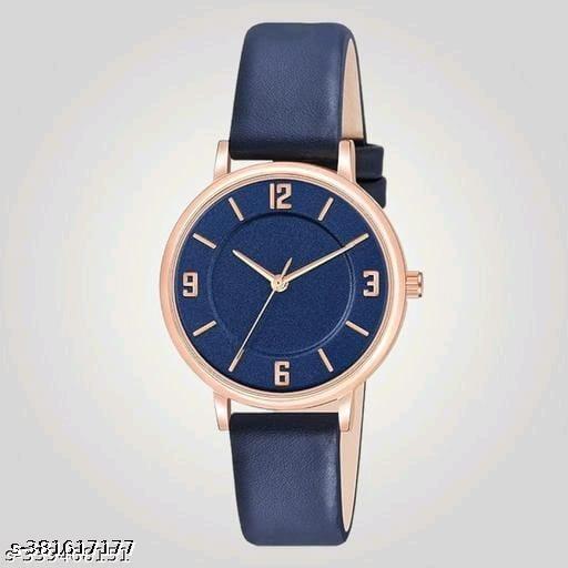 New Ethnic Solid Colorful Designer Dial with Attractive Geniune Leather Belt Analog Watches for Women Wrist Watches for Girls