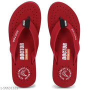 DOCTOR EXTRA SOFT 3-D-16-FeeLGooD-Maroon Women's Orthopaedic Diabetic Comfort Daily Use Slippers & Flipflops