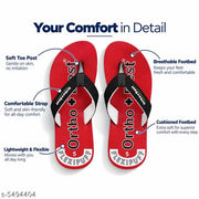 Ortho + Rest Doctor Slippers for Women | Extra Soft and Comfortbale Women Slippers| Red Slipper For Women| Women's Slipper Under 300