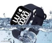 New Fashion Luxurious Waterproof LED Digital Watch -For Boys & Girls LED Square Digital Watch
