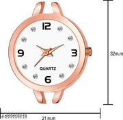 Flower Combo Wrist White Dial Pink Strap Analog Watch for Girls Pack of 3