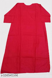 women cotton chikan Embroidery Kurtis