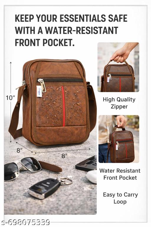 veekay-Crossbody  Messenger Sling Bags For Men's & Women's || Office College & Travel Using One