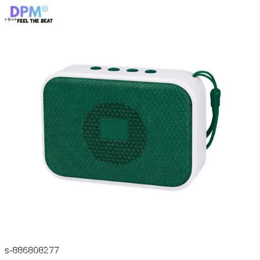 DPM Bluetooth Speaker with Mic, High Bass Output, RGB Lighting, USB TF Support