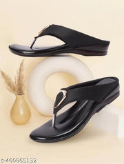 H_F Unique Women Stylish Latest Fashion Flats Sandals-Slipper Wedge For Ladies Women Girls Women Sandals | Casual & Formal Sandals stylish pair of flats sandals or slipper wedges for women. These types of sandals