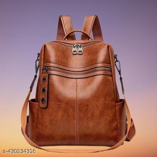 MomsyStore Leather Backpacks For Girls And Women