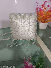 REAL LIFE STUNNING FABULOUS AND DELUXE FESTIVE/PARTY/WEDDING/BRIDAL POTLI FOR WOMEN
