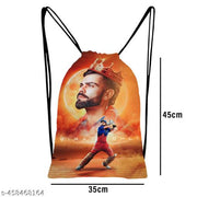 Havencraft Printed Drawstring Backpack Dori Bag Small Bag Gym Bag for Everyday Use 12L Backpack