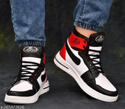 TRM Men Sneaker Red Jorden And Red Casual Shoes And Styliesh Jorden Shoes