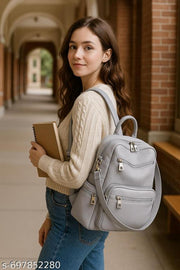 Premium Women Backpack | Waterproof Stylish Office College & Travel Bag