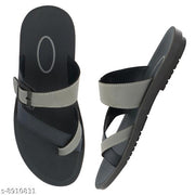 KLIQ-13-GRY Stylish Lightweight  Men's PVC Sandals
