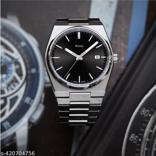 Wristy premium collection steel watch men & boys