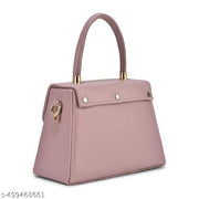 Designer Handbag for women with gold accents and detachable strap
