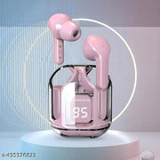 Wireless Earbuds, True Wireless Bluetooth Headphone, TWS earphone, bluetooth headset, Best Quality Wireless Bluetooth Headphones & Earphones, Touch Control, 36 Hrs Playtime, 10mm HD Drivers, Sweat Proof (Pink)