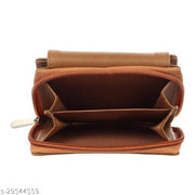 Wildauk 
Women Beige Artificial Leather Wallet  (5 Card Slots)