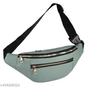 Nice Purse Classic Chest Crossbody Fanny Pack | Waist Pouch | Bum Bags (W.B-008-Green) Waist bag  (Green)