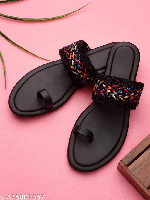Zoyi Ethnic Look Flats || Made In INDIA
