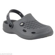 XDOX Kids Sole Classic Casual Clogs with Adjustable Back Strap | Comfortable & Light Weight, Anti Skid and Waterproof Casual and Stylish Clogs for Kids
