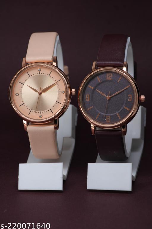 New Ethnic Embossed Designer Leather Belt Analog Watches for Women Watches for Girls
