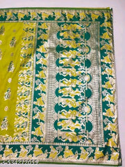 Latest banarasi silk saree for women party wear light weight silk saree new design collection 2025 wedding saree banarasi saree banarasi sadiyan