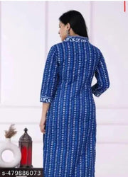 NEW EMBORDE INDIGO SINGLE KURTI/New Pink kurti/White Pink Single Kurti /Kurti under 300/Stylish Kurti/New Kurti/Kurti for Women/Kurti For Ladies/v neck kurti/ v neck kurti set /kurti for women