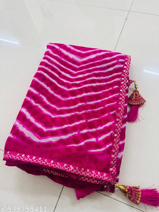 Bandhani saree, Bandhej saree, Top selling saree, Saree with blouse, pure georgette saree, soft georgette saree,   party wear saree, desiger saree, banarsi saree, celebrity saree, festive saree, bollywood saree