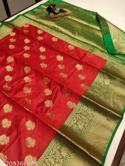 Pure kanjivaram Venkatagiri Zari Woven Silk Saree
