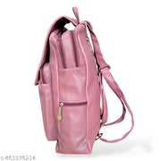 Backpack for Girls Women PU Leather Travel Bags Pithu Bag (LDPT02P)
