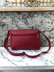 Aarfa enterprises Stylish Sling Crossbody Top Handle Hand Held Satchel  Bag for Women | Faux Leather | Ladies Purse | Shoulder | Handbag