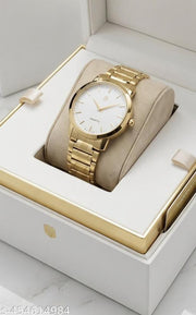 Ahmt Golden Watch in White Dial