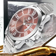 Lorenz Day & Date Edition Brown Dial Analog Watch for Men | Watch for Boys- MK-4033R