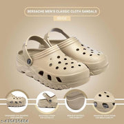 Bersache Extra Soft Classic Casual with  Regular wear with Ultra Soft & Flexibility Technology Clogs for Men's & Boy's-  (6091-Beige)