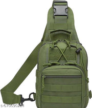 Tactical Sling Bag for Men | Shoulder Backpack Crossbody Chest Bag | Military Style Small Travel Hiking Outdoor Bag