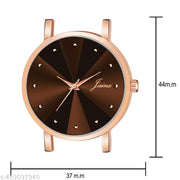 Jainx JW8532 Rose Gold Mesh Chain Magnet Analog Wrist Watch for Women