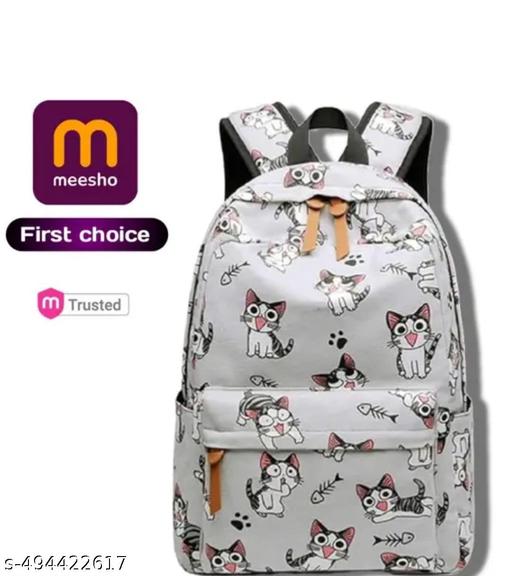Medium Kids Standard Backpack Waterproof Standard Backpack, Girls & Women Stylish Trendy College, School & College Bag, Multicolor