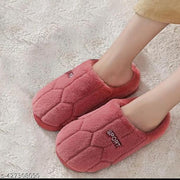 Winter Women House Slippers Faux Fur Fashion Warm Shoes Woman Slip on Flats Female Slides Puffer cozy home furry slippers || Flip flops || Carpet slippers || slippers for women and Girls ||