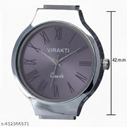 Unique round dail high quality stainless steel chain watches for girls and women